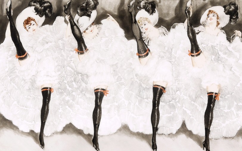 ルイ・イカールの絵画作品　タイトルは、カンカン